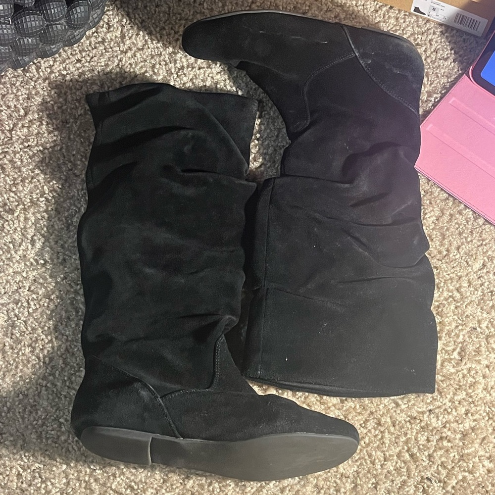 Candie’s Long Black Boots